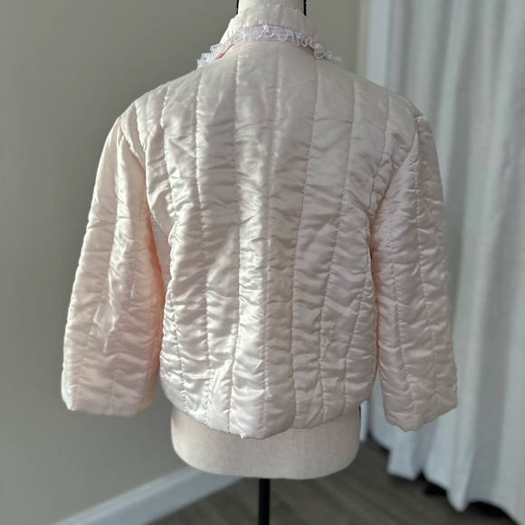 Cropped puff jacket | vintage house coat - Picture 6 of 6